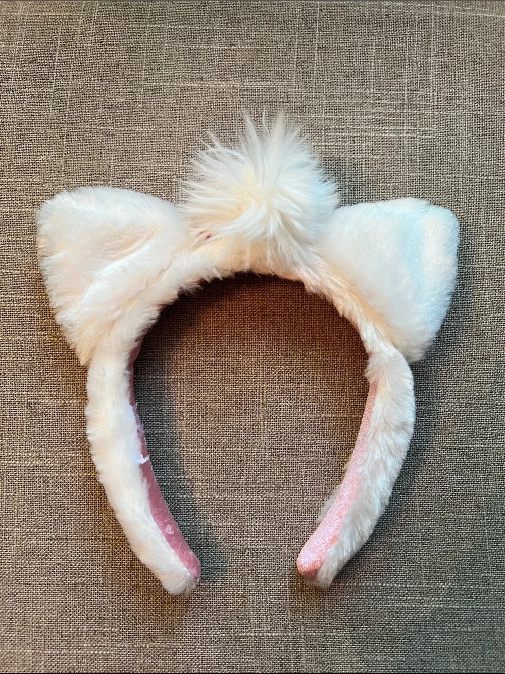 Disney Pink Sequin Marie Cat Ear Headband with Bow - Picture 4 of 4